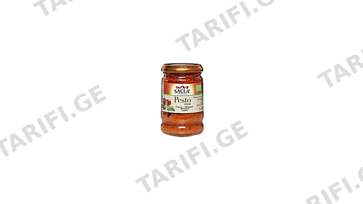 SACLA ბიო პომიდვრის პესტო 190გრ