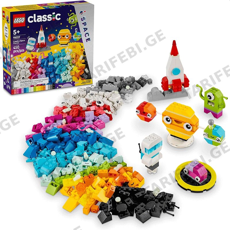 ლეგო LEGO CLASSIC CREATIVE SPACE OBJECTS