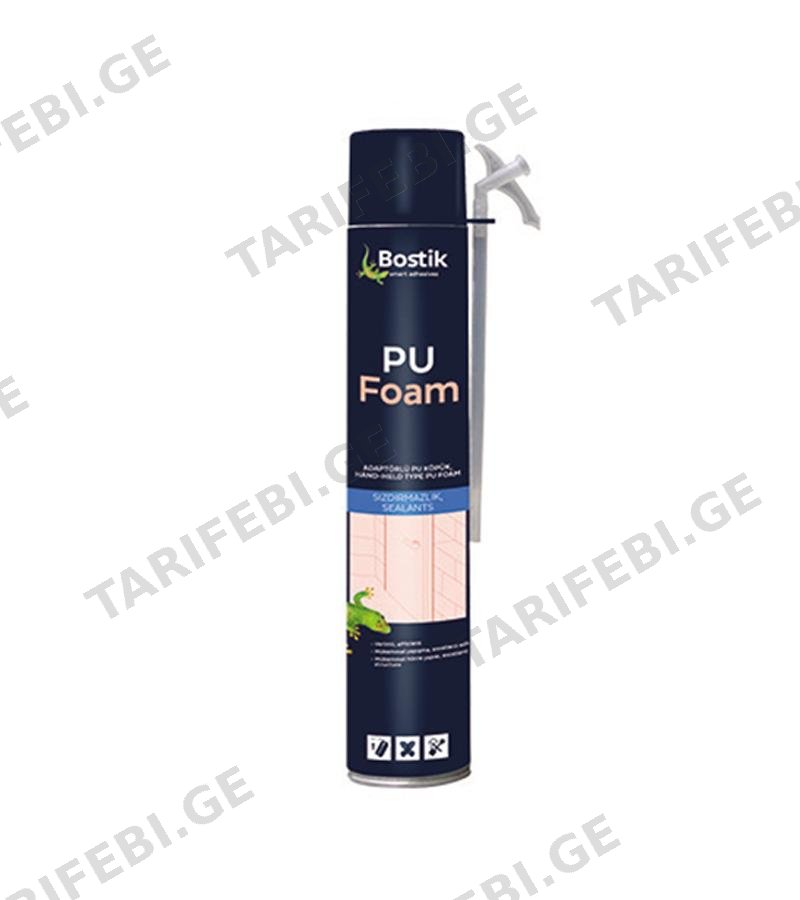 სამშენებლო ქაფი PuFoam 750 მლ. BOSTIK