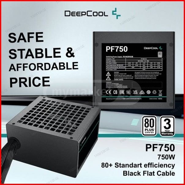 ♨️ DeepCooL 750W 80 PLUS ახალი გარანტიით