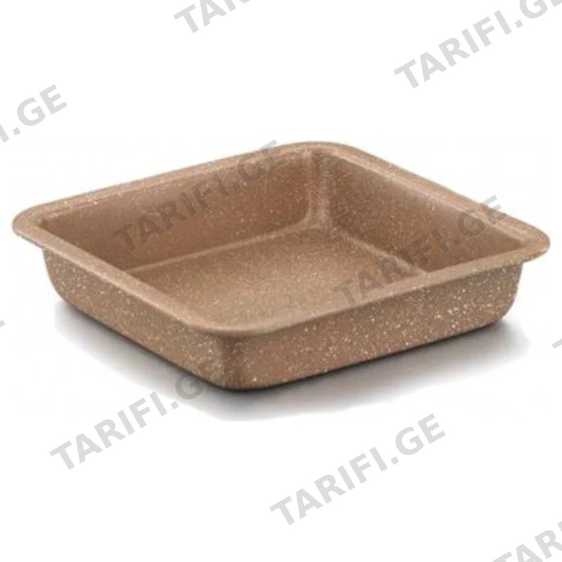 კვადრატული საცხობი ფორმა KORKMAZ A658 TORTA 22.5 სმ გრანიტის საფარით
