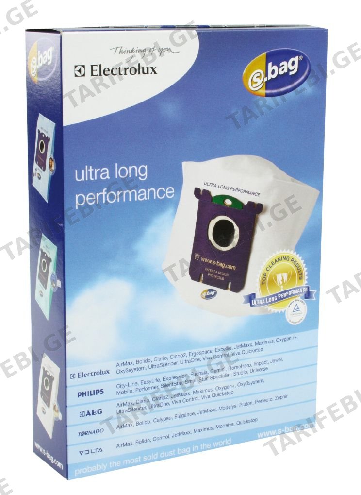მტვერსასრუტის ტომარა Electrolux E201S