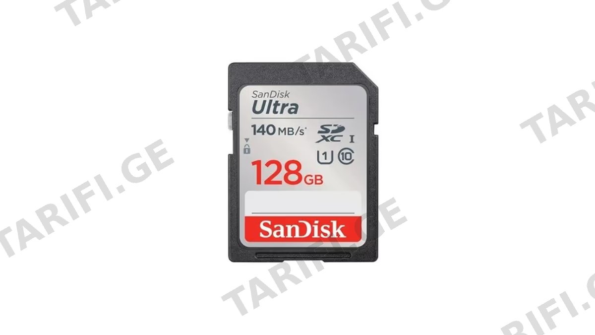 SanDisk 128GB Ultra SD/HC UHS-I Card 140MB/S Class 10 SDSDUNB-128G-GN6IN