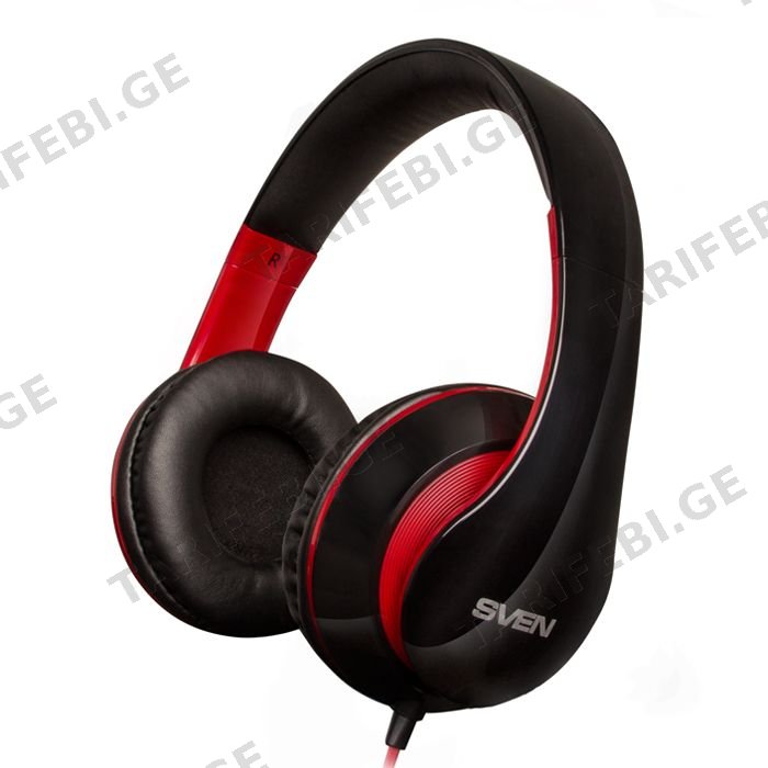 ყურსასმენი Sven AP-940MV black-red