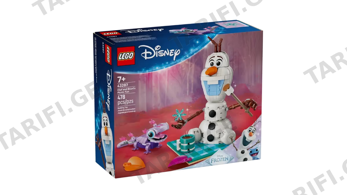 ასაწყობი კონსტრუქცია Lego 43287 Disney Princess Olaf and Bruni’s Picnic Fun, Prefabricated Construction