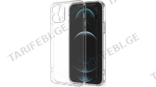 iPhone 12 Pro Max Lux Clear Case გამჭვირვალე სილიკონის ქეისი
