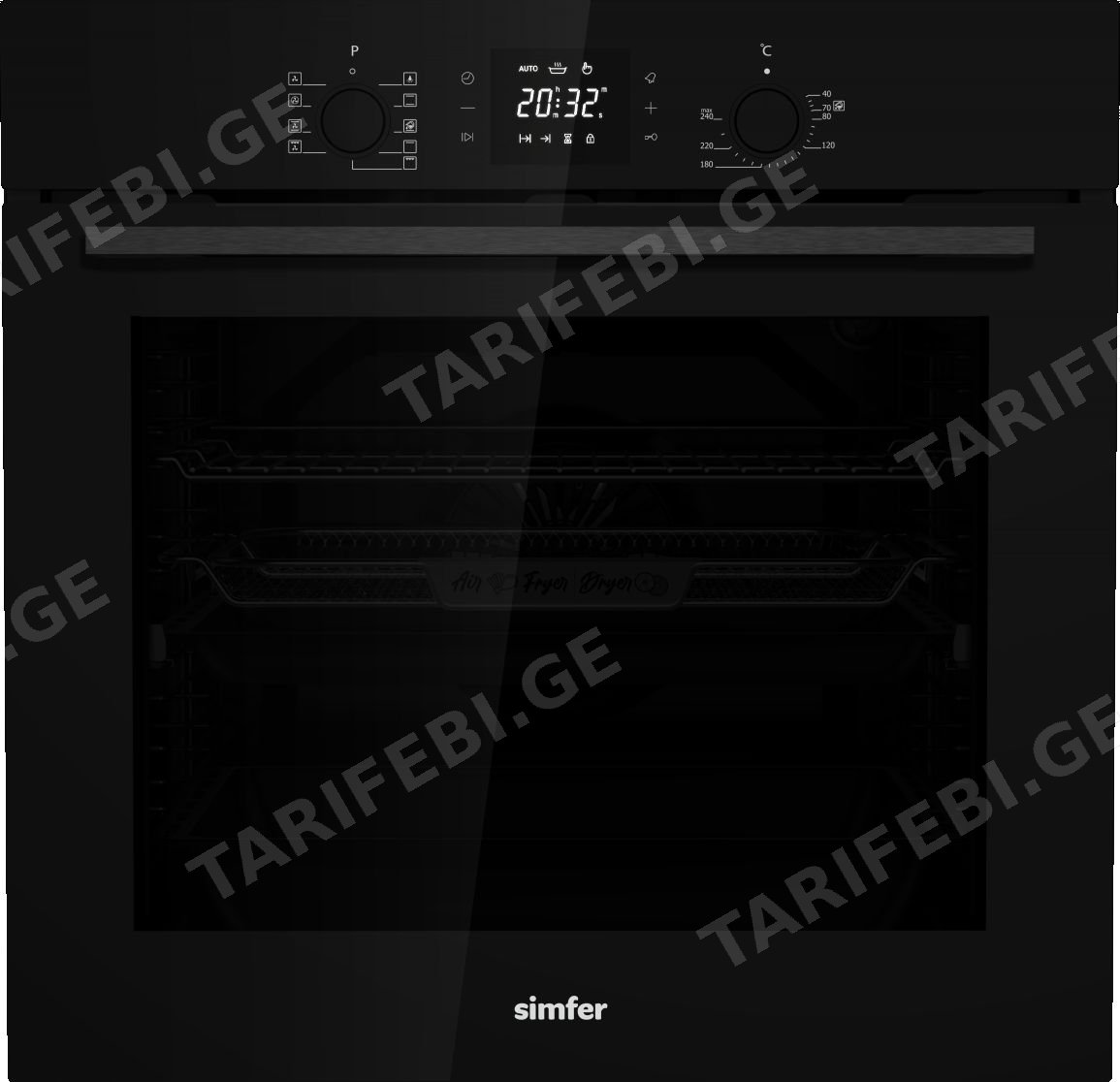 ჩასაშენებელი ღუმელი Simfer B68E9FGL