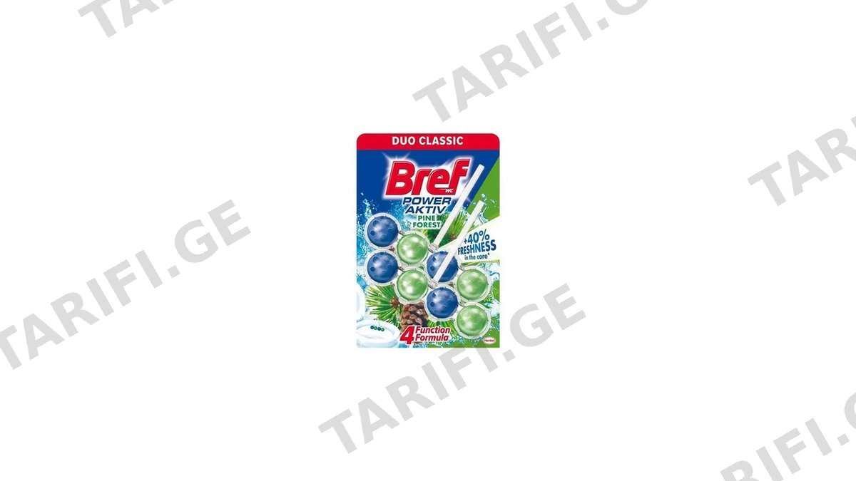 Bref უნიტაზის ბლოკი ფაუერ აქტივი 2X50გ
