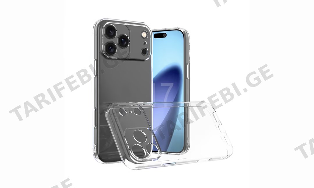 iPhone 17 Pro გამჭირვალე ქეისი