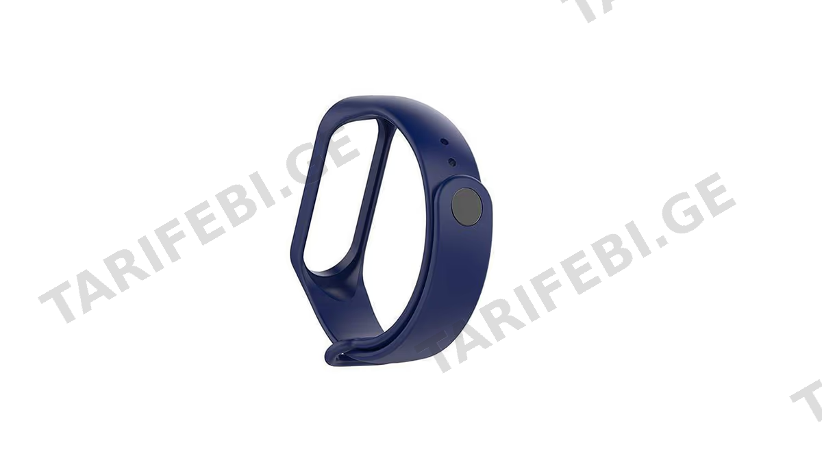 Xiaomi mi band 3/4 სამაჯური ლურჯი (1073)