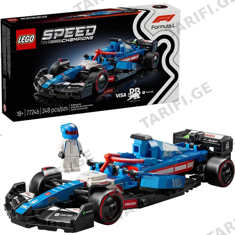 ასაწყობი კონსტრუქცია LEGO CONSTRUCTOR SPEED CHAMPIONS VISA CASH APP RB VCARB 01 F1® RACE CAR