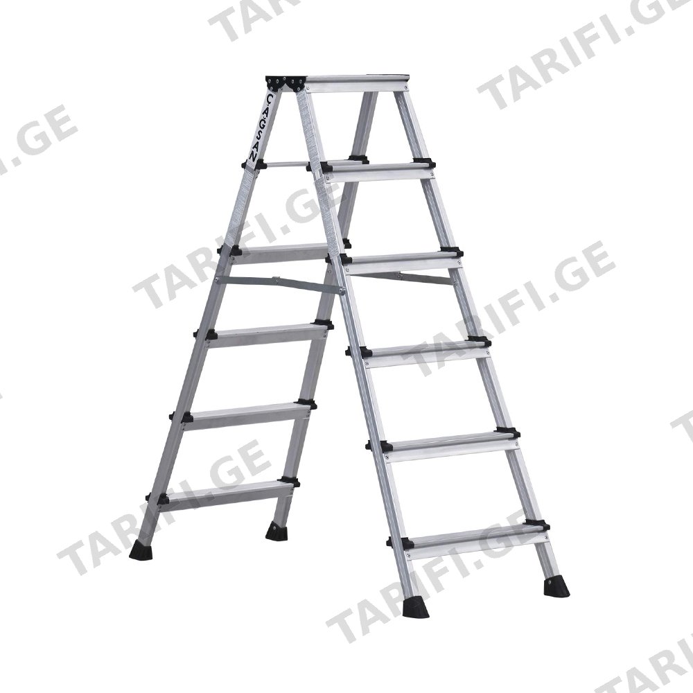 ალუმინის ორმხრივი კიბე 6x6 CGS OL6-LFD132AL