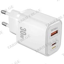 WiWU Wi-QC021 ადაპტერი
USB C port 30W White