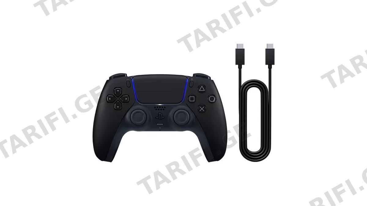 Playstation DualSense Wireless Controller Midnight Black & USB Cable for PC