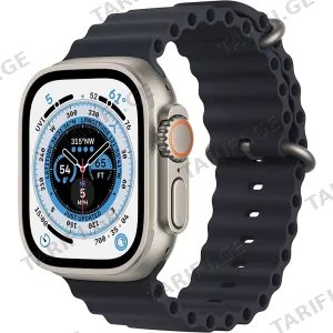 Apple Watch Ultra 49 mm Titanium Case - Midnight Ocean Band / ZKMQFK3GKA