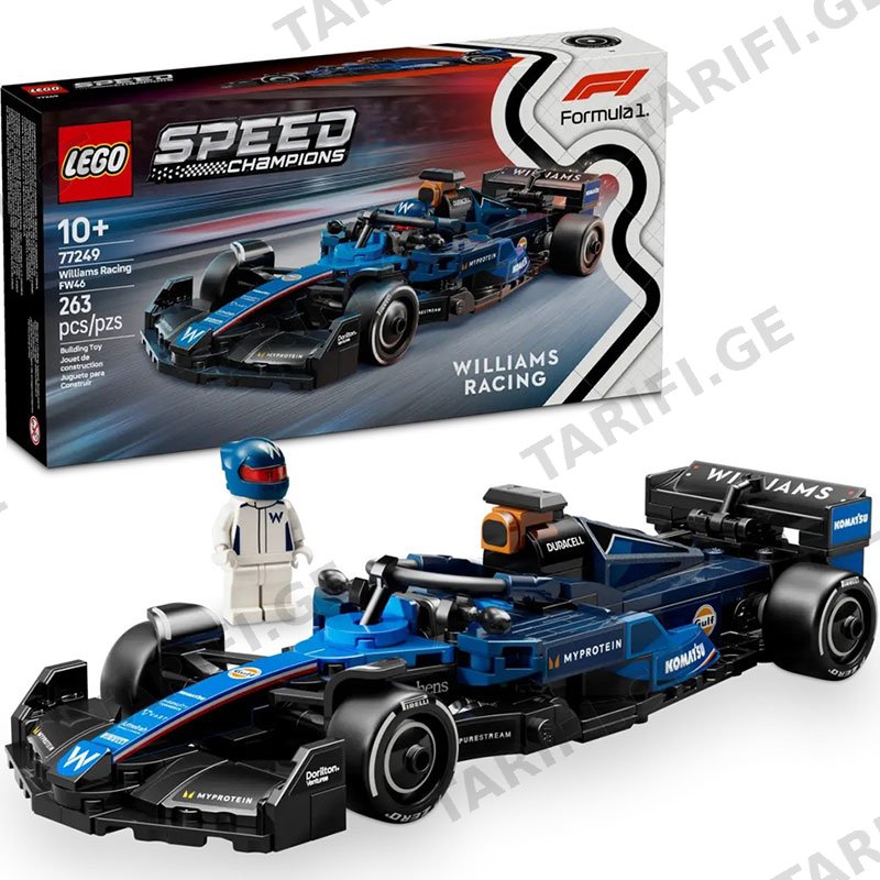 ასაწყობი კონსტრუქცია LEGO CONSTRUCTOR SPEED CHAMPIONS WILLIAMS RACING FW46 F1® RACE CAR