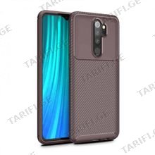 კარბონის ქეისი Xiaomi Redmi Note 8 Pro Focus Carbon Case - ყავისფერი