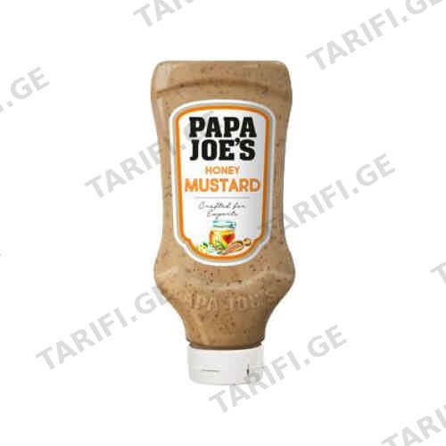 სოუსი მდოგვის თაფლით /Papa joes/ 300 მლ