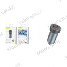 Foneng C16 მანქანის დამტენი USB+Type-C პორტი 3.0A/30W სწრაფ დამტენი