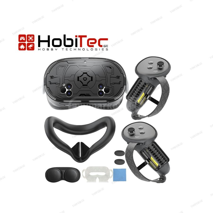 Protective Silicone Cover Set Compatible with Meta Quest 3s
