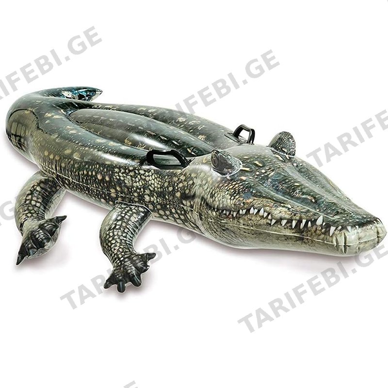 საბავშვო გასაბერი ლეიბი "ნიანგი" INTEX 57551 (170 X 86 CM)