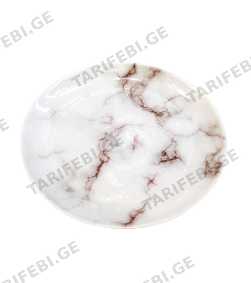 თეფში ფაიფურის MARBLE MURDUM 21სმ HR21DU907R15 მწარ. PASHA HOME