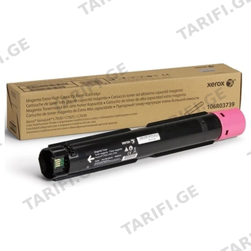 ლაზერული ტონერ კარტრიჯი XEROX 106R03747 MAGENTA 16500 გვერდი