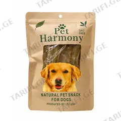 ძაღლის სასუსნავი Pet Harmony საქონლის დაპრესილი ტყავი 120 გ