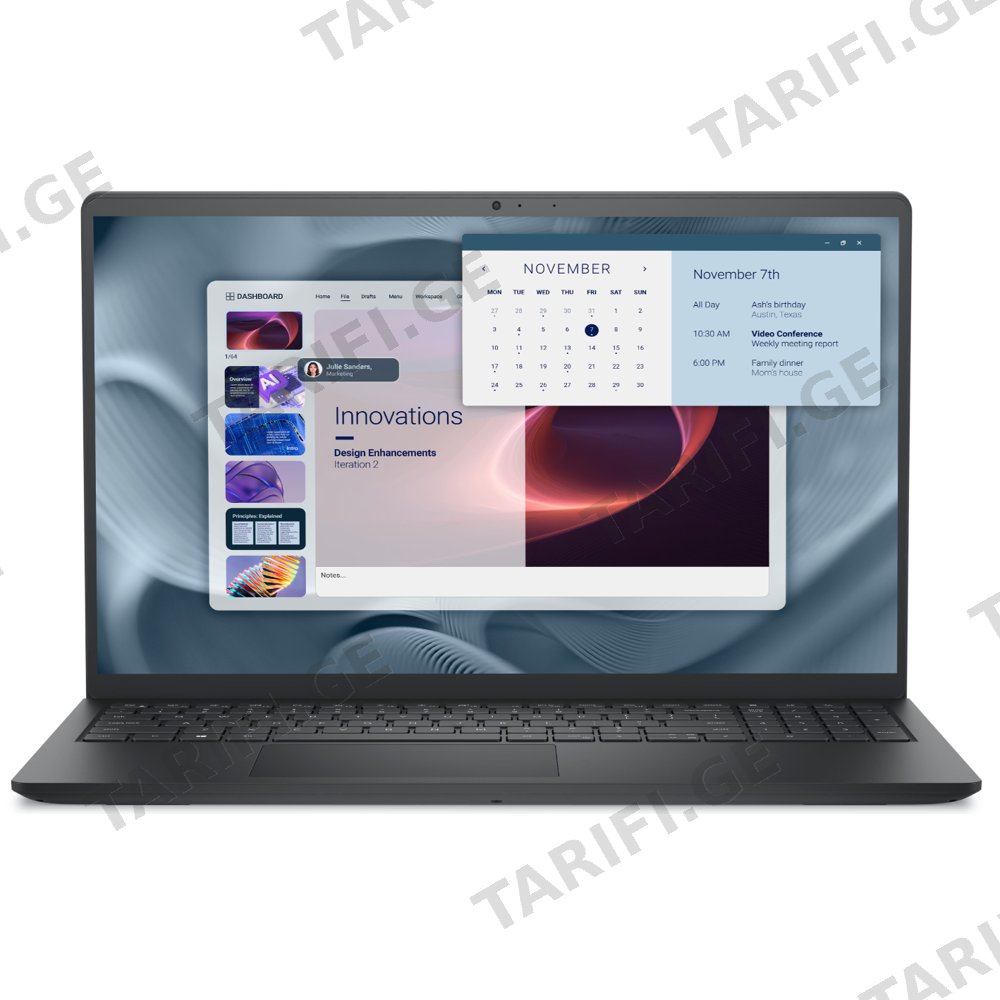 ნოუთბუქი Dell Pro 15 Essential, 15.6", i5-1334U, 16GB, 512GB SSD, Integrated, Black