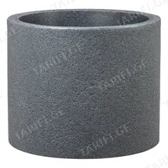 ქოთანი ეზოს პლასტმასის Scheurich 130/30 Riva Schwarz granit 14 ლ