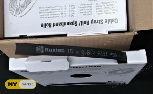 მეტალის ლენტი ROXTEC STRAP ROLL 15X0.5 black