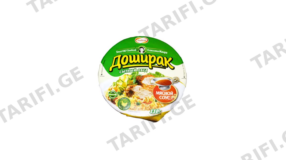სუპი / ქათამი დოშირაკი / 110 გრ