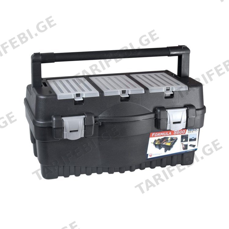 ყუთი ინსტრუმენტებისთვის Patrol Formula S 600 Carbo 547x271x278 მმ (SKRS600FCARCZAPG001)