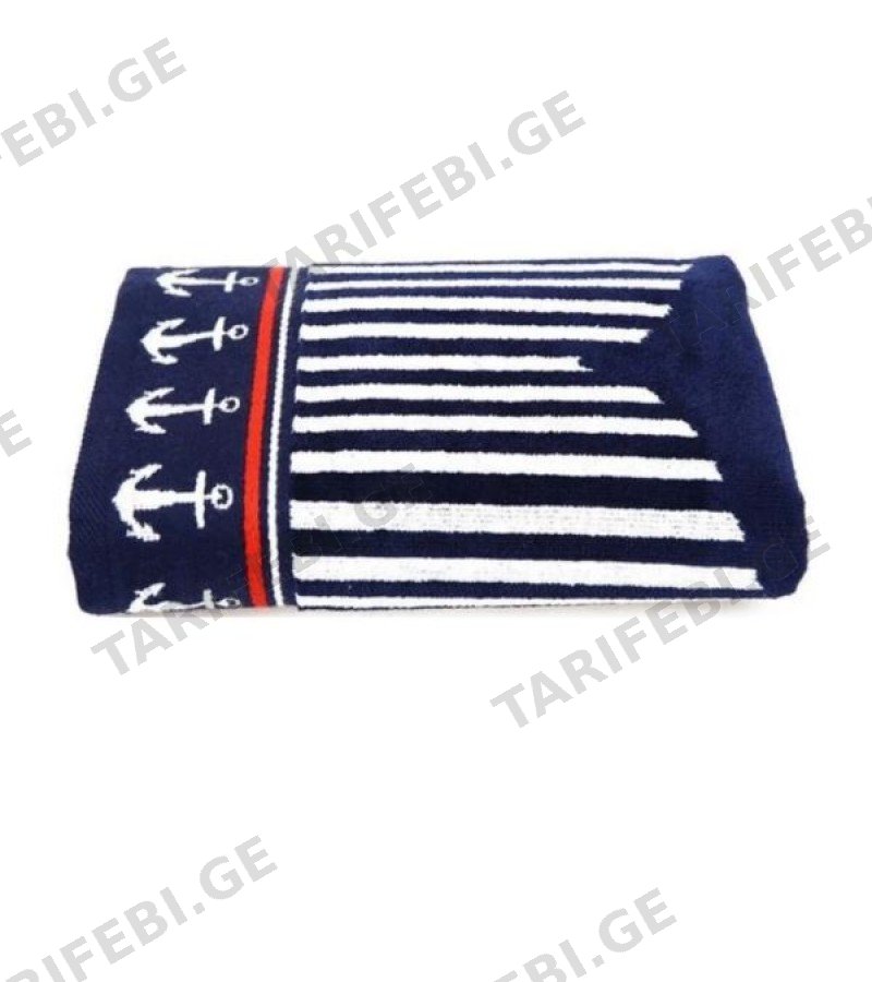 პირსახოცი მოდ. BLUE MARINE ზომა 50*90 ფერი LACIIVERT მწარ. OZDILEK