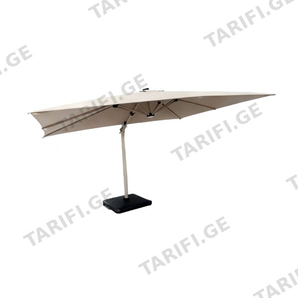 ქოლგა განათებით 400X300cm Aluminium JM-PS-T420A(light)