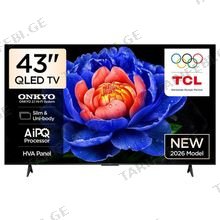 TCL 43P7L 4K Google TV ტელევიზორი