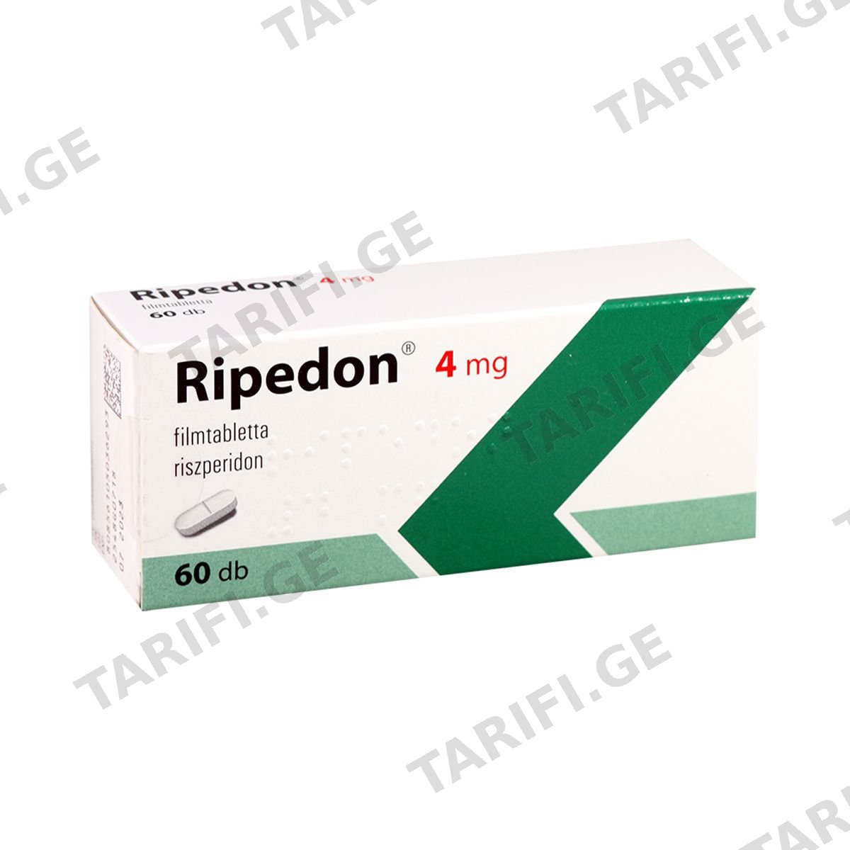 რიპედონი - Ripedon 4მგ 60 ტაბლეტი