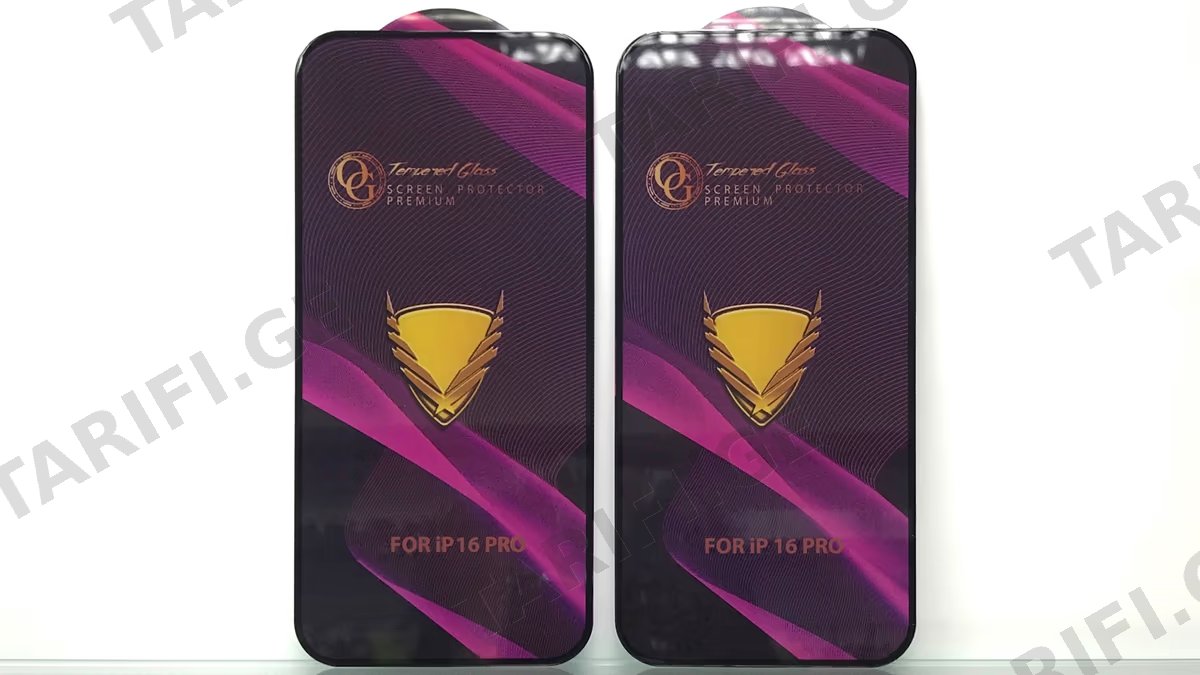 iPhone 16 Pro Tempered Glass. 2 Pieces.