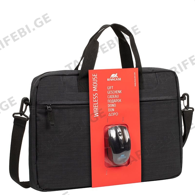 ჩანთები Rivacase 8038 BLACK LAPTOP BAG 15.6