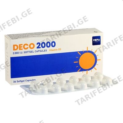 დეკო 2000 ვიტD3 #36კაფს