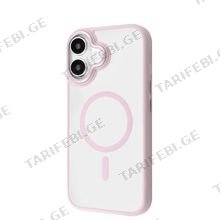 Proove Essence Case with Magnetic Ring iPhone 16 pink sand მობილური ტელეფონის ქეისი