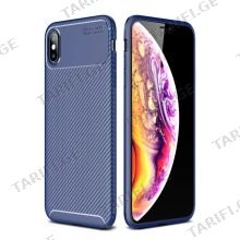 კარბონის ქეისი iPhone Xs Max Focus Carbon Case - მუქი ლურჯი