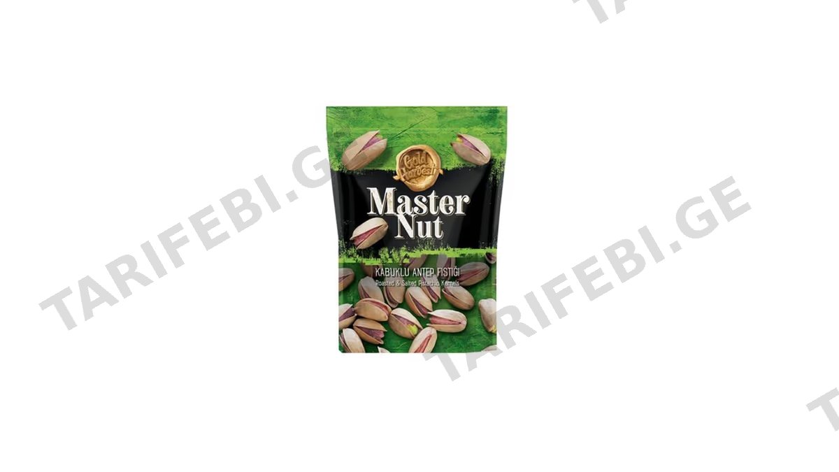 MASTER NUT ფსტა მოხალული მარილ-120გრ
