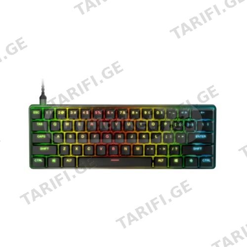 მექანიკური კლავიატურა - SteelSeries Apex 9 Mini RGB Black