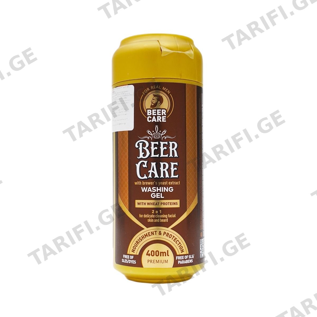 შხაპ-გელი გამაძლიერებელი 2in1 400 მლ 2047 ბირ ქეა - Beer Care
