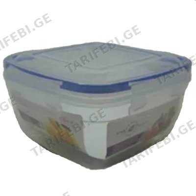 პლასტმასის კონტეინერი STARPLAST 394059 (ჰერმეტული, 0.9 L)