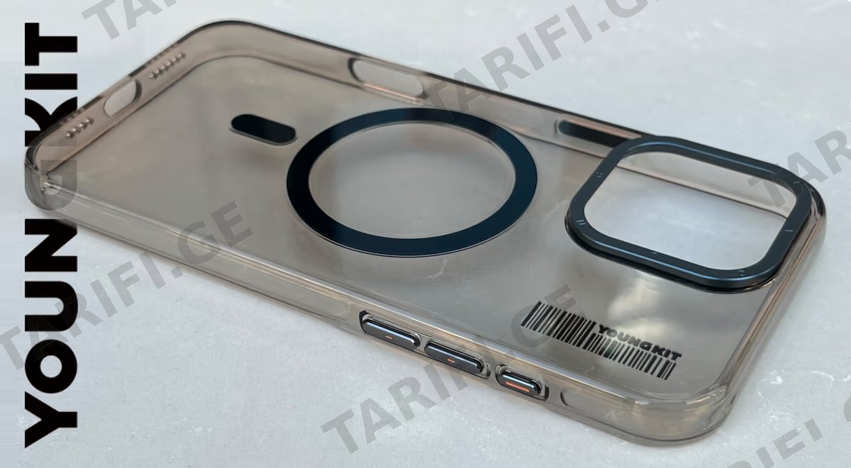 iPhone 16 ProMax Non-Yellowing Dark-Clear Hard Case (for Black iPhone)