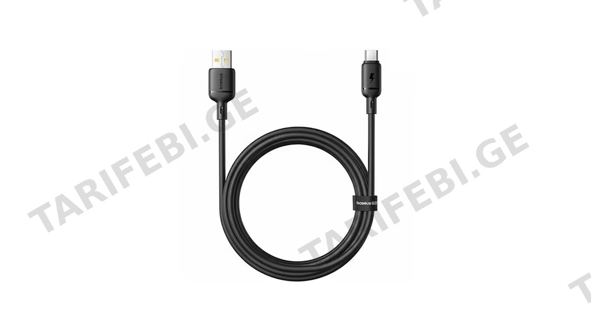 Baseus Silky Fast Charging Data Cable USB-A to USB-C 3A 2m P10377703113-03