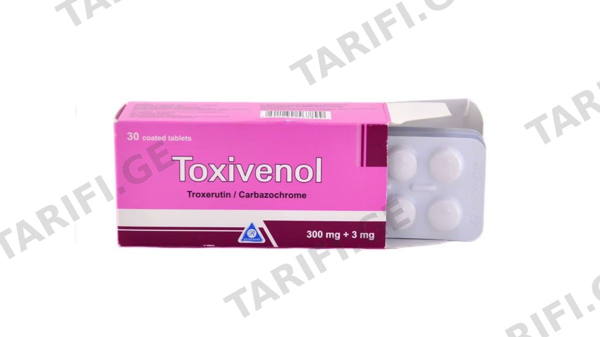 ტოქსივენოლი ტაბ.300მგ/3მგ.N30