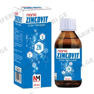 ნანო ცინკდევიტი 120მლ სიროფი